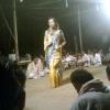 Boy acting as a woman in bhaona